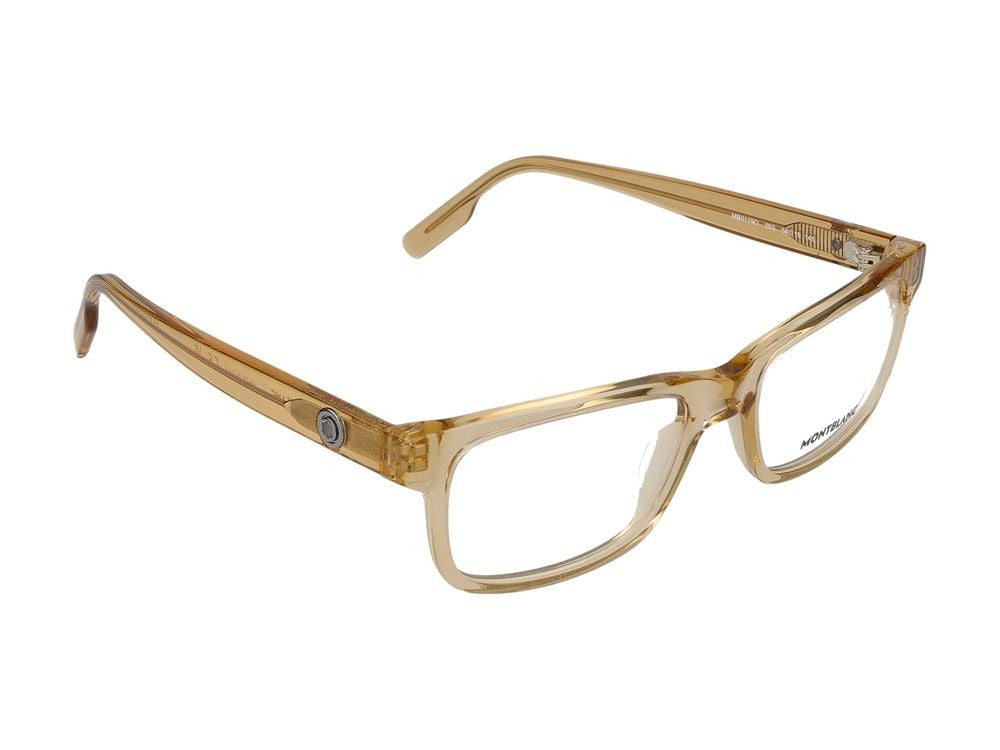 Montblanc Eyeglasses Mb0179o 003 Orange Orange Transparent 54/19/145