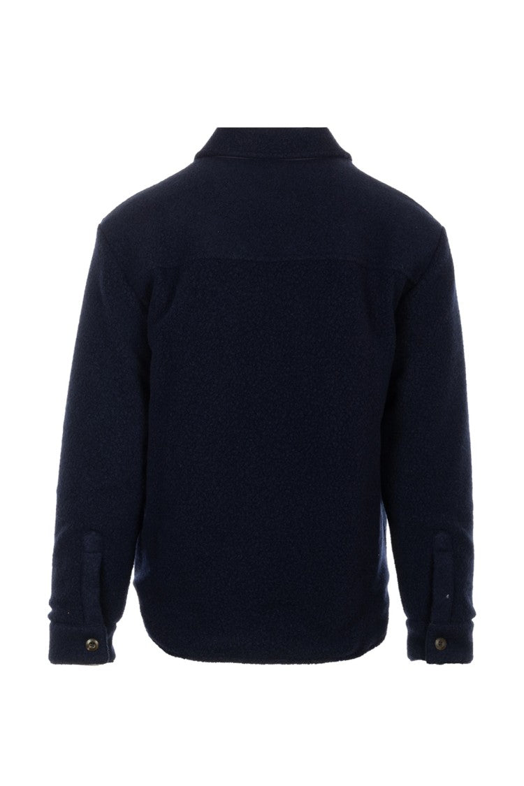 Fay Textured Wool-Like Men's Jacket With Boxy Fit