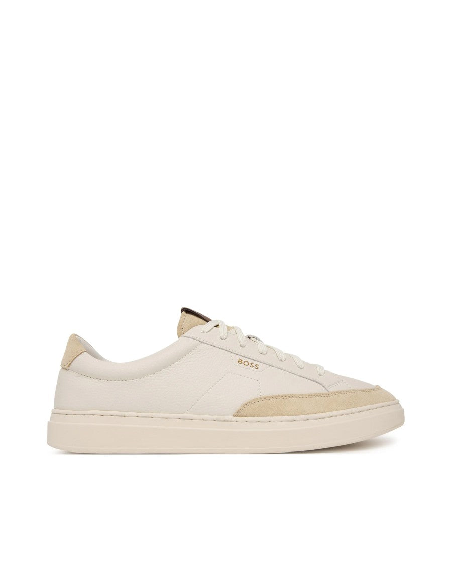 Boss Smooth Leather Low-Top Sneakers