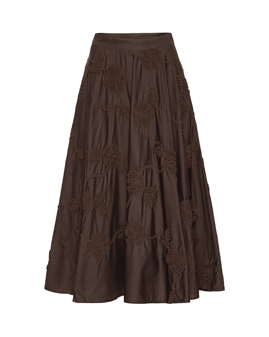 Rotate Flower Maxi Skirt Molé