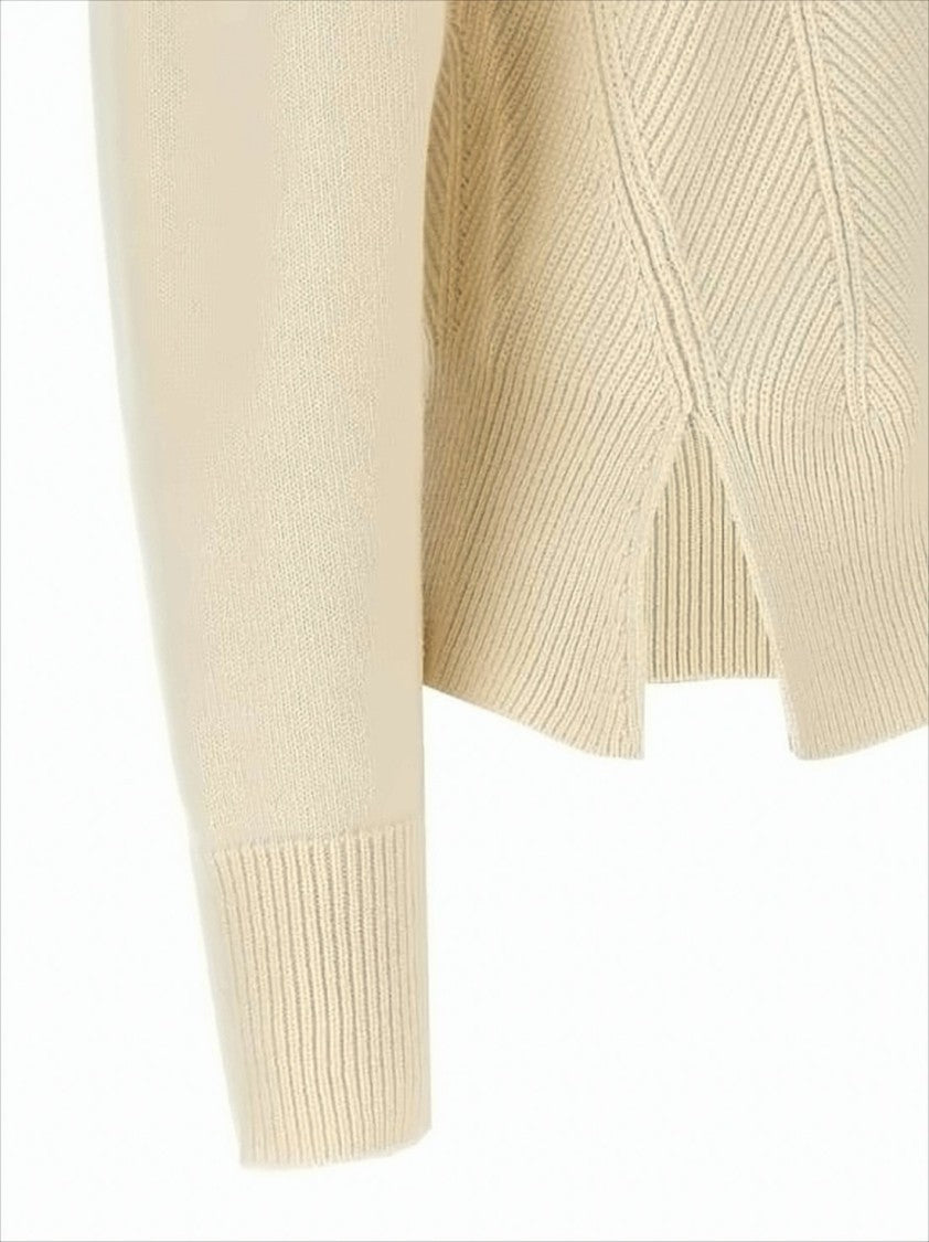 Alexander Mcqueen Textured Knit Long Sleeve Top