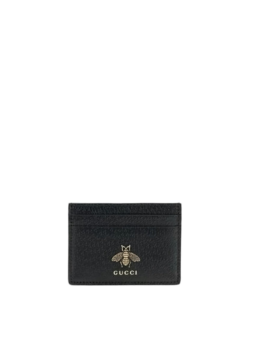Gucci Rectangular Calf Leather Card Wallet