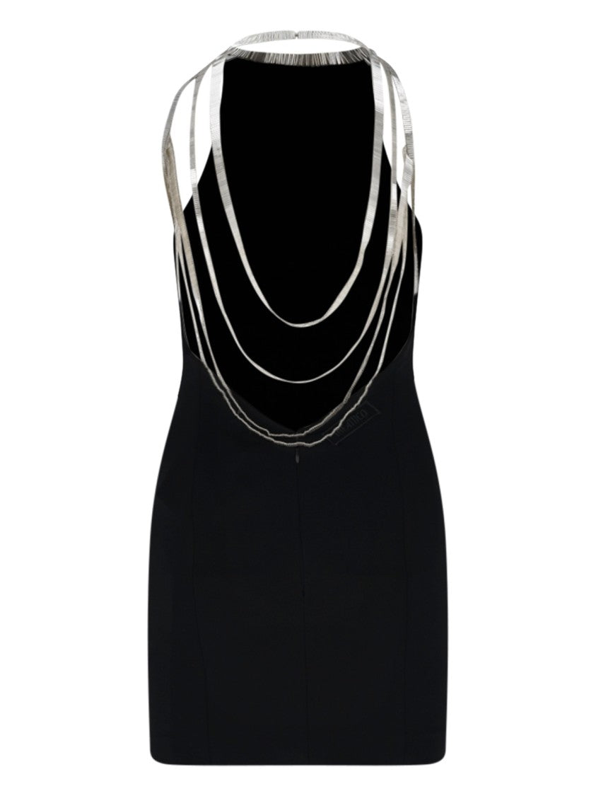 The Attico Mini Sequin Dress – Black