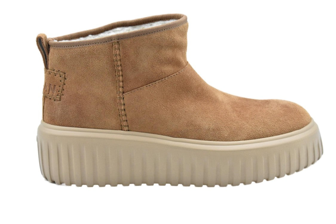 Hogan Lace-Up Boots With Rounded Toe