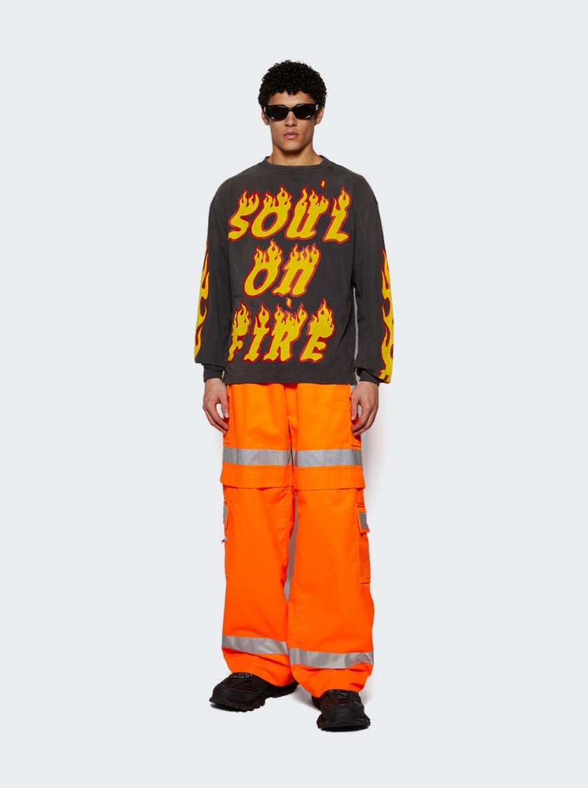 Vetements Workwear Pants Orange
