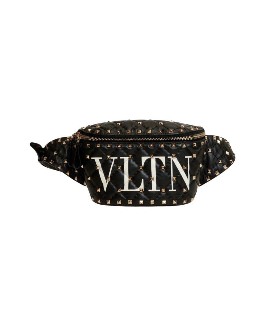 Valentino Spike Belt Bag Black