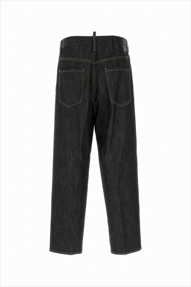 Dsquared2 Dark Indigo Straight-Leg Denim Pants