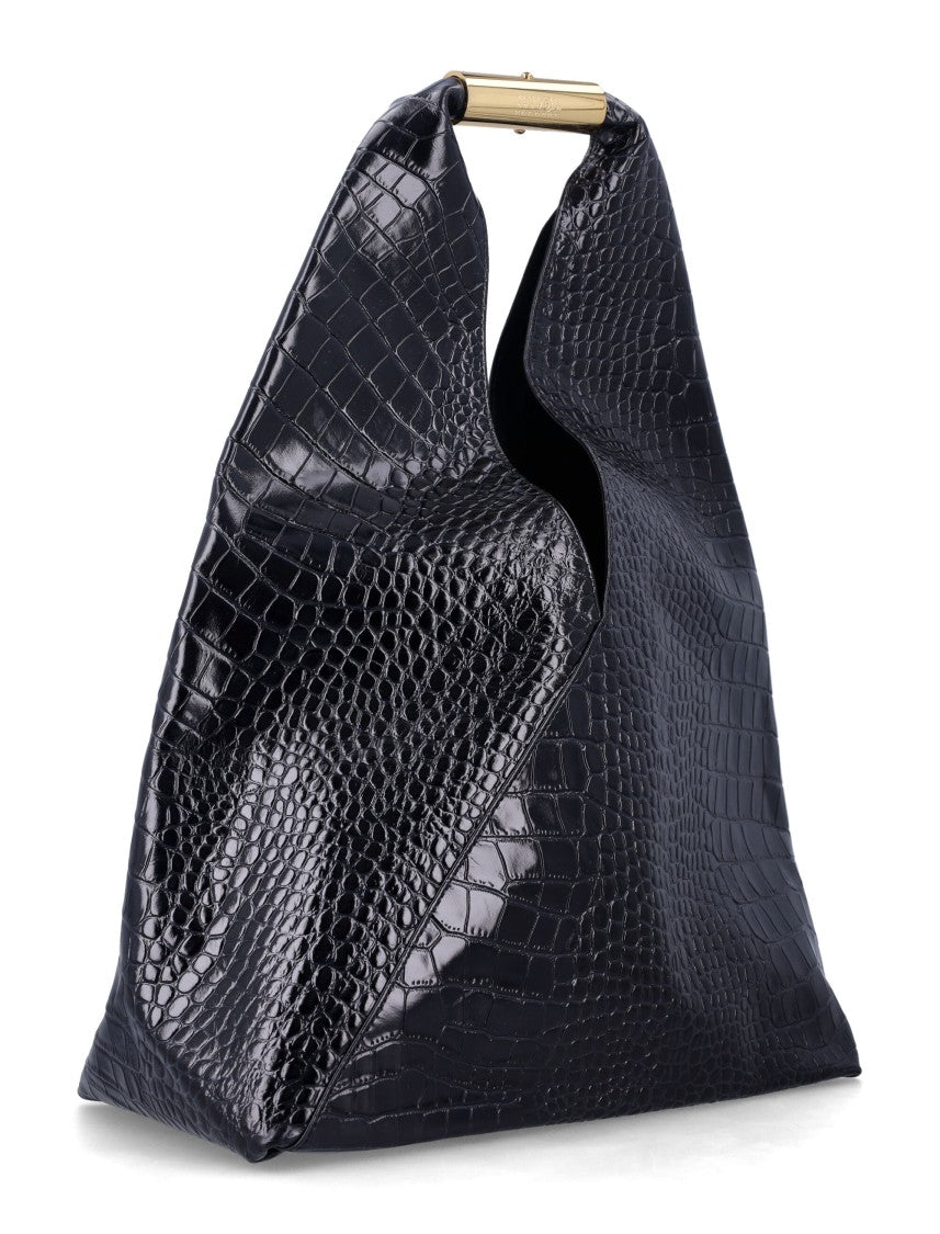 Mm6 By Maison Margiela Medium Japanese Crocco Print Bag