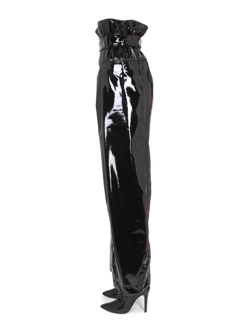 Philosophy Di Lorenzo Serafini High Paperbag Waist Vinyl Pants