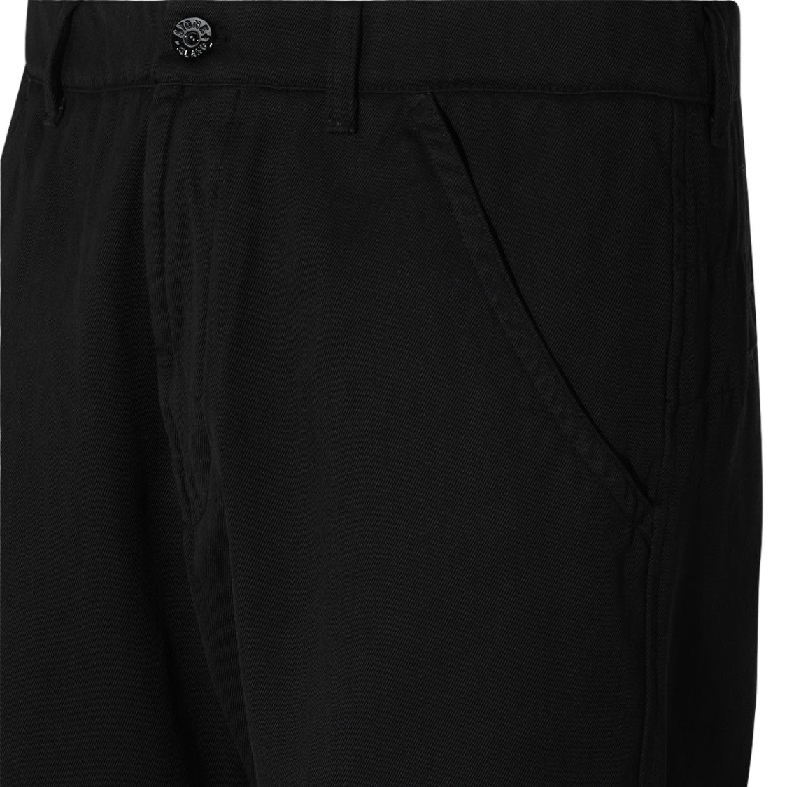 Stone Island Button Closure Straight-Leg Pants