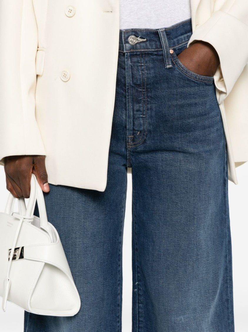 Mother The Ditcher Roller Sneak Jeans