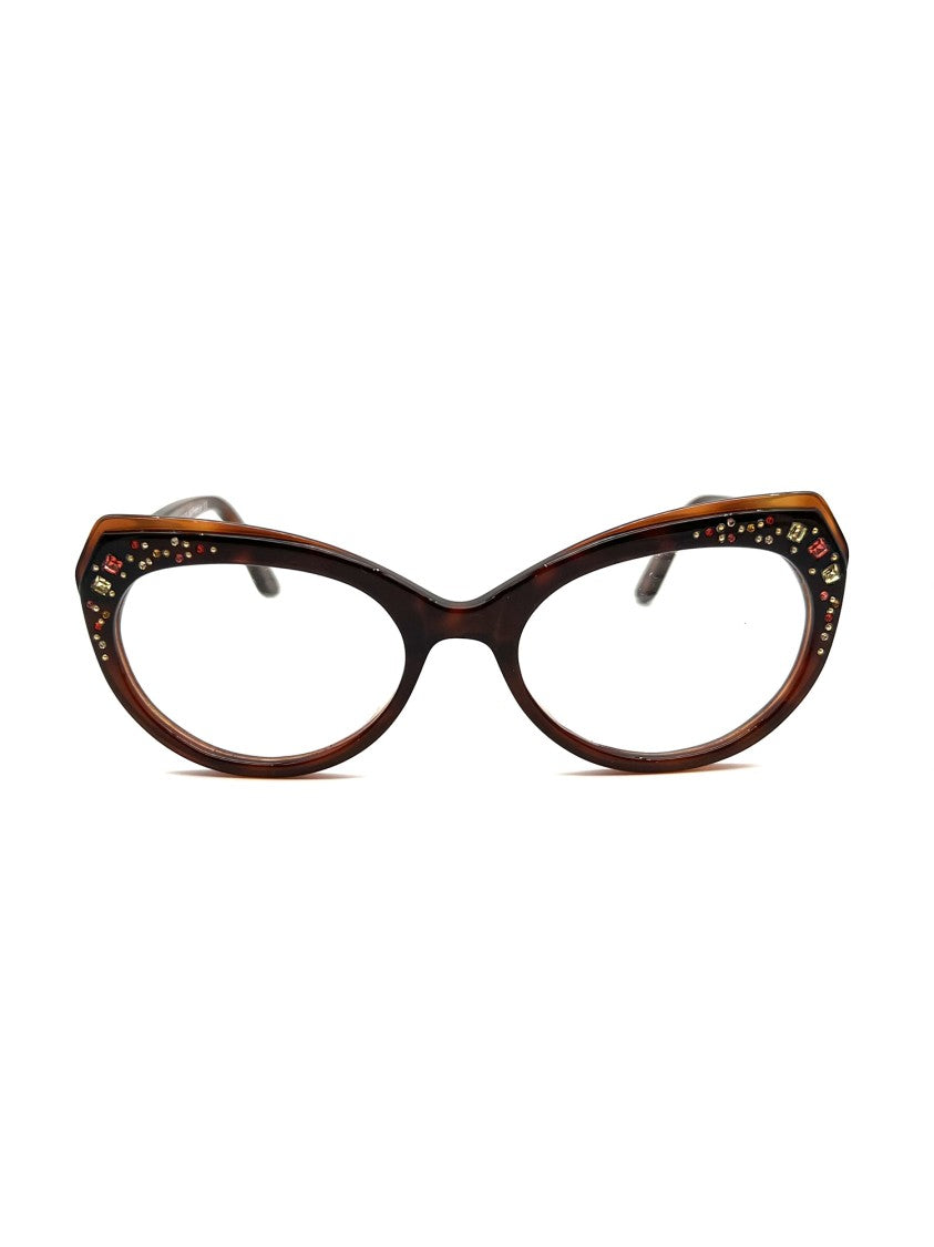 Francis Klein Brown Emilie Cat-Eye Colorful Frames