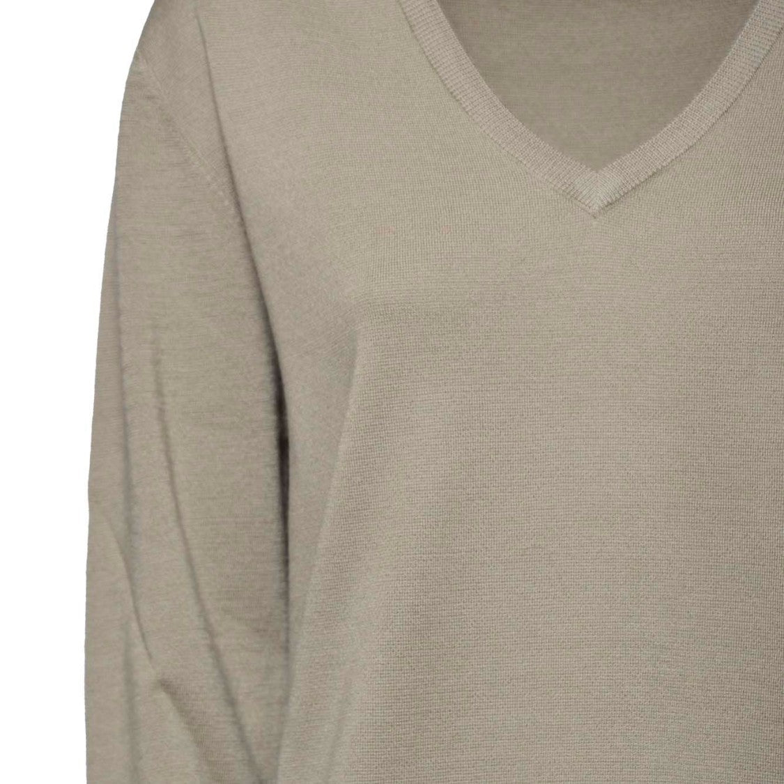 Max Mara Pevera V-Neck Sweater In Camel Wool