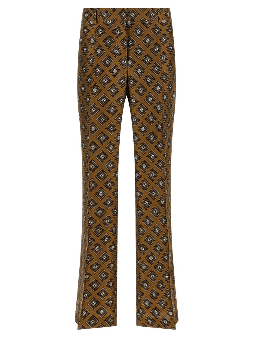 Alberto Biani Tie-Print Pants
