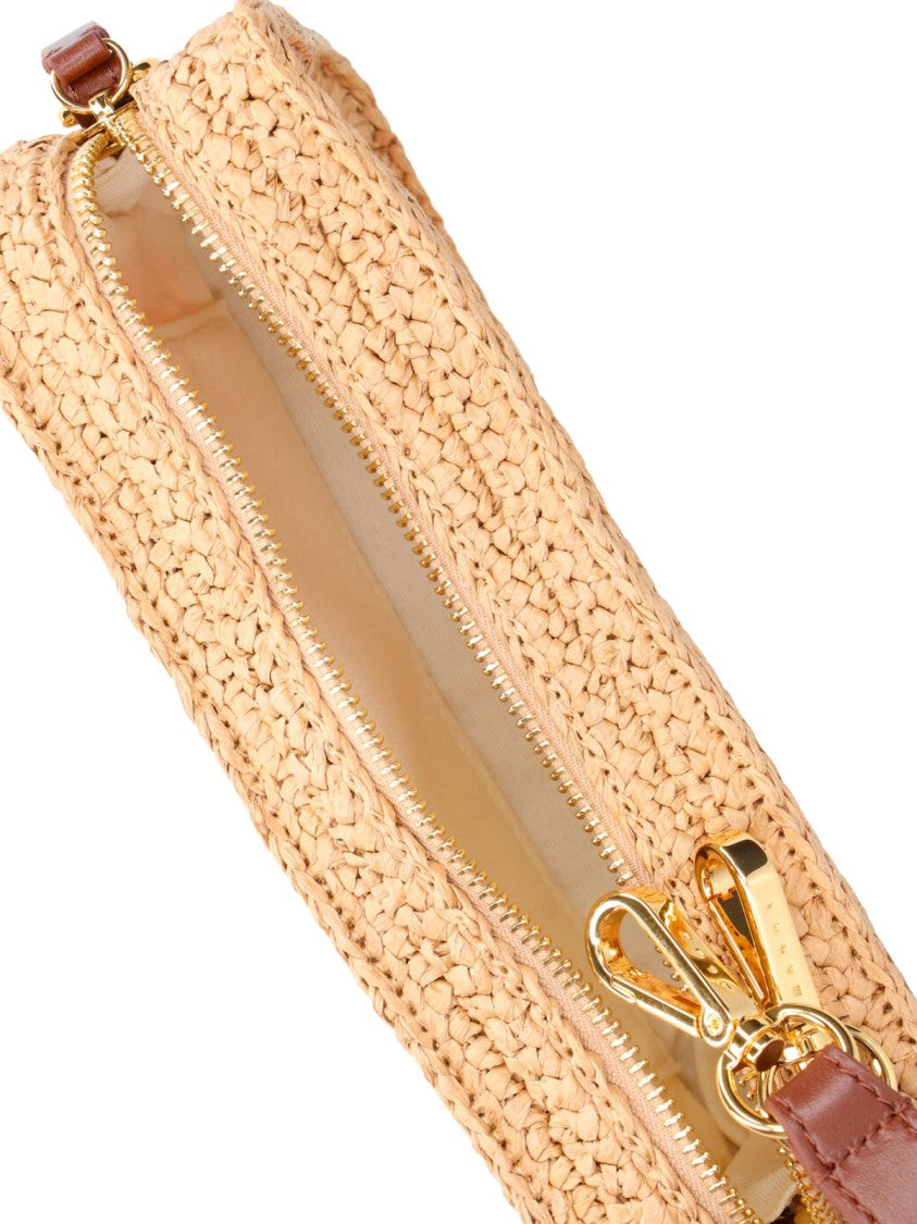 Marni Multicolor Seaside Woven Raffia Bag
