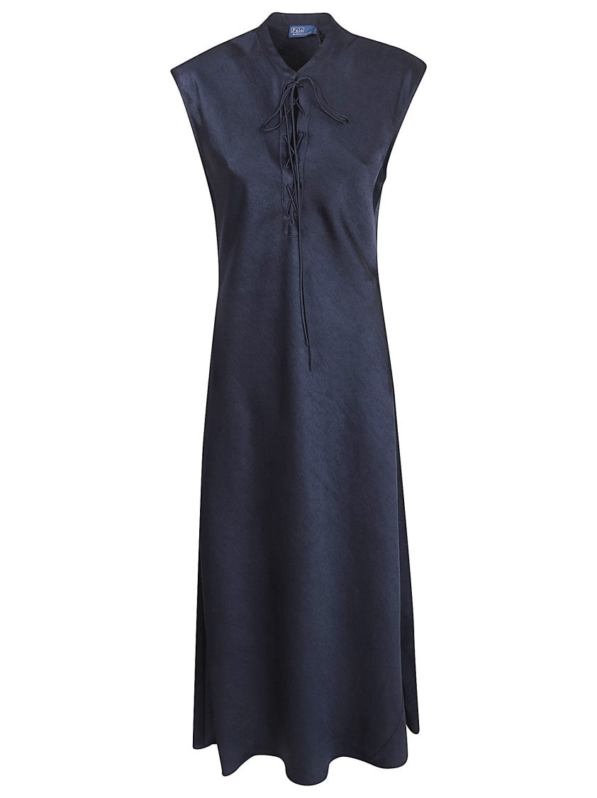 Polo Ralph Lauren Elegant Recycled Polyester Blend Dress
