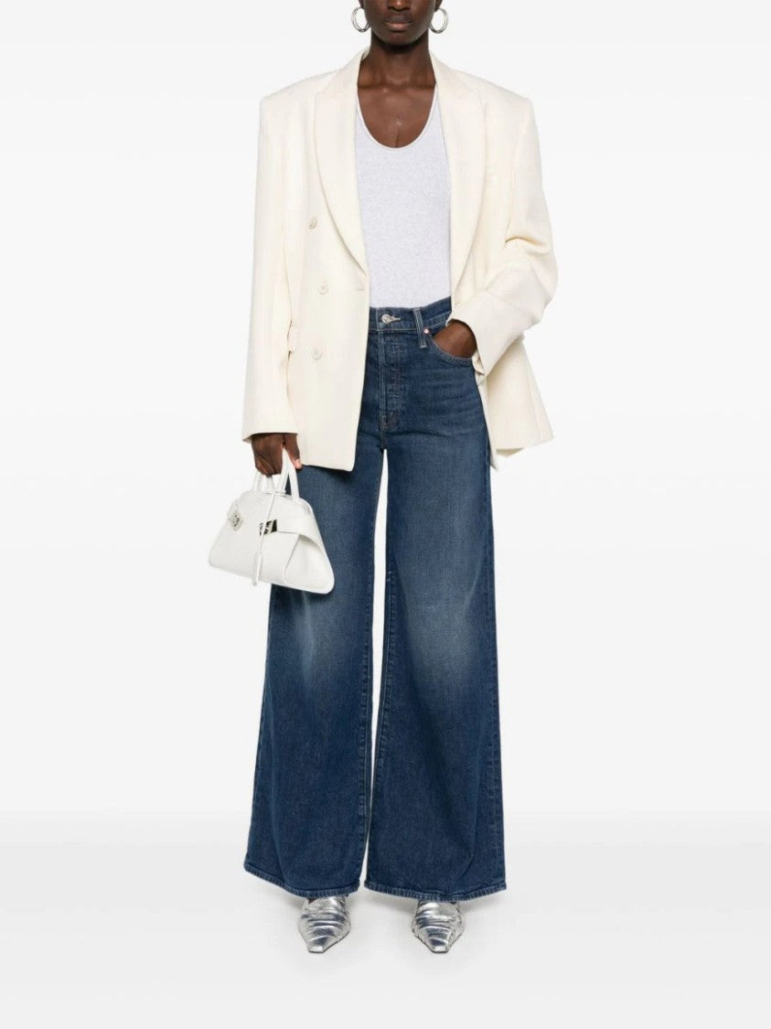 Mother The Ditcher Roller Sneak Jeans