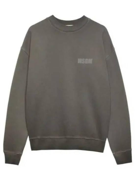 Msgm Relaxed Fit Long-Sleeve T-Shirt With Subtle Logo Detail