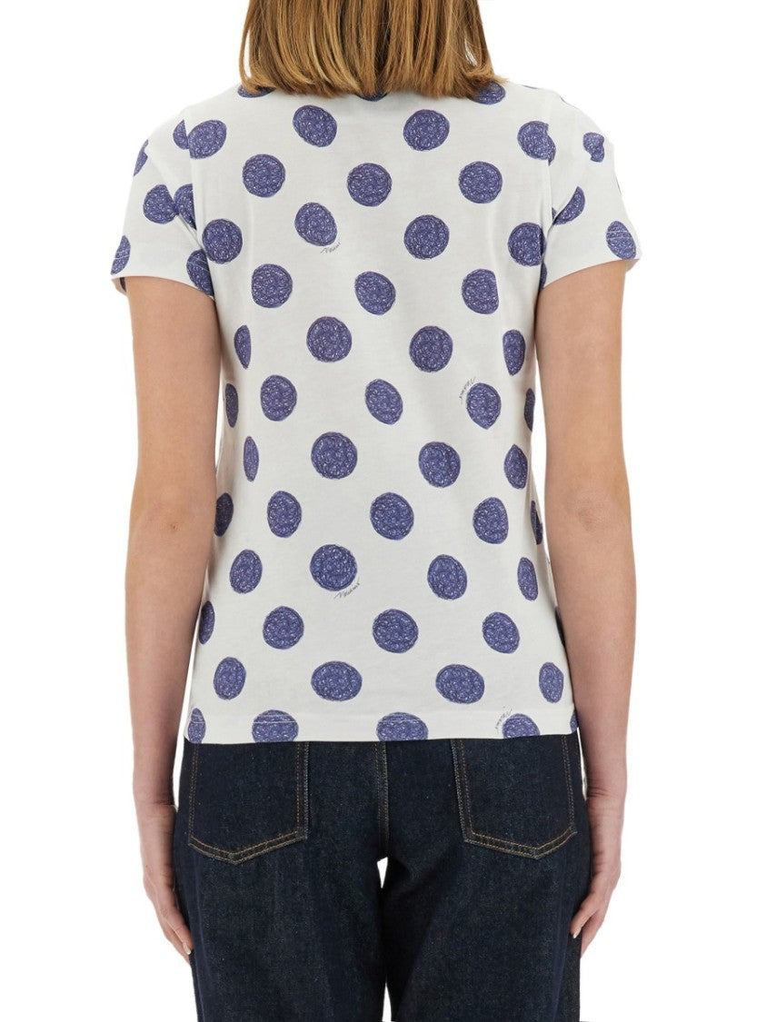 Moschino "Ballpoint Pen Polka Dots" T-Shirt