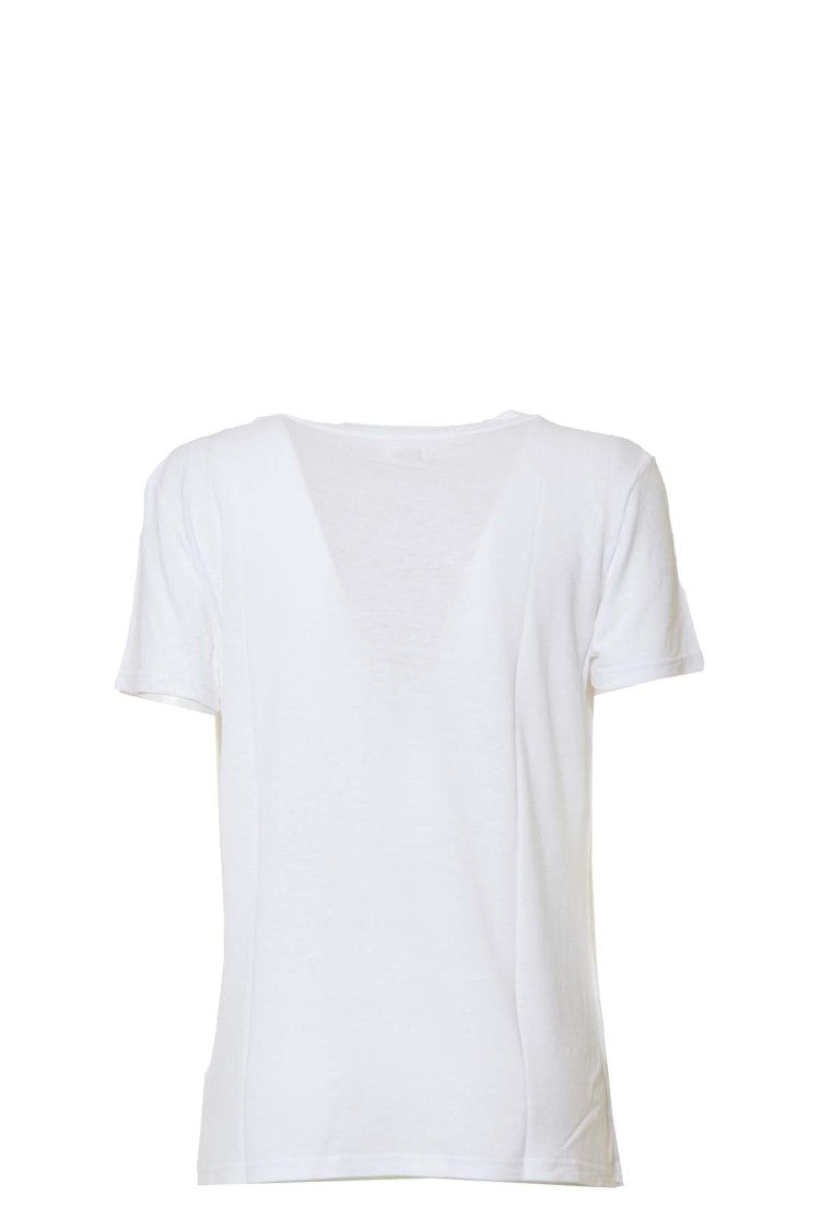 L'agence White Daija V-Neck T-Shirt