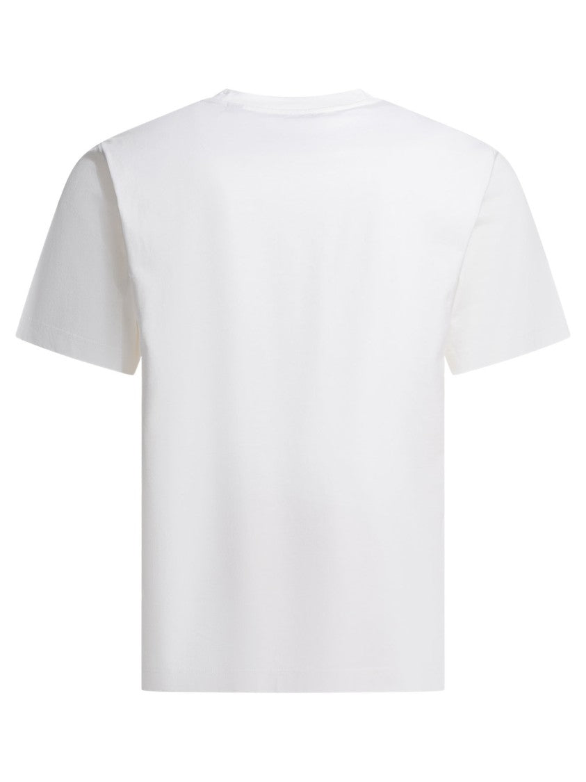 Burberry Fitted Cotton Jersey T-Shirt With Embossed Logo