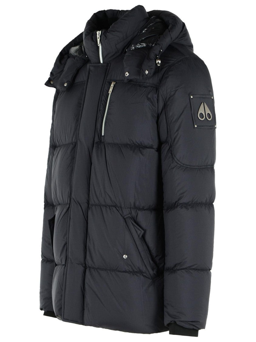 Moose Knuckles 'Everest 3Q' Black Nylon Down Jacket