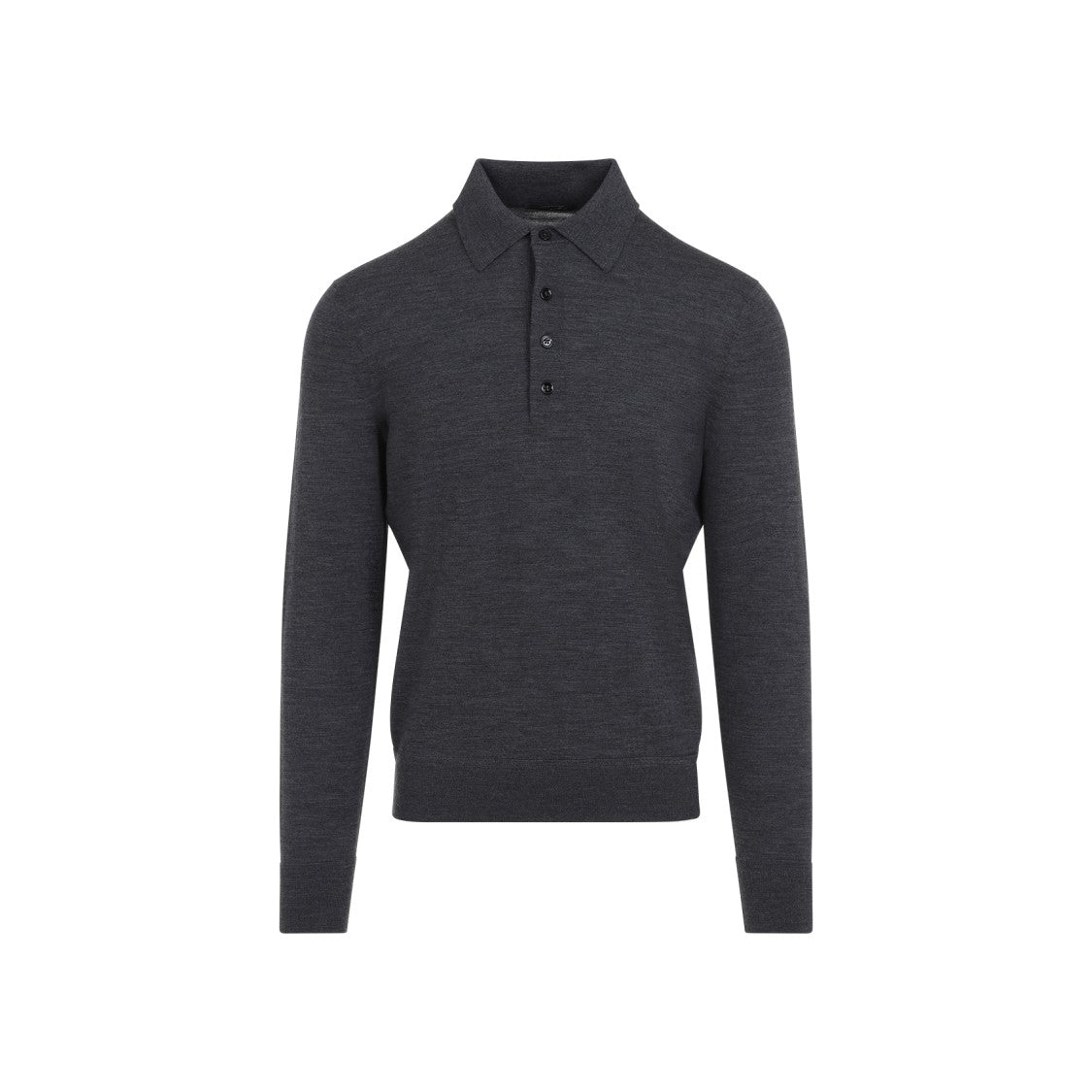 Tom Ford Grey Wool Polo