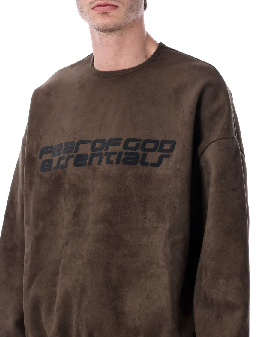 Fear Of God Modern Oversized Suede Effect Sweatshirt