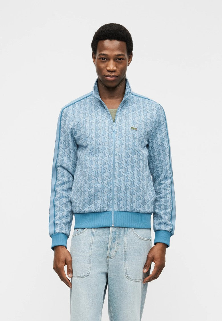 Lacoste Light Blue Paris Jacquard Jacket