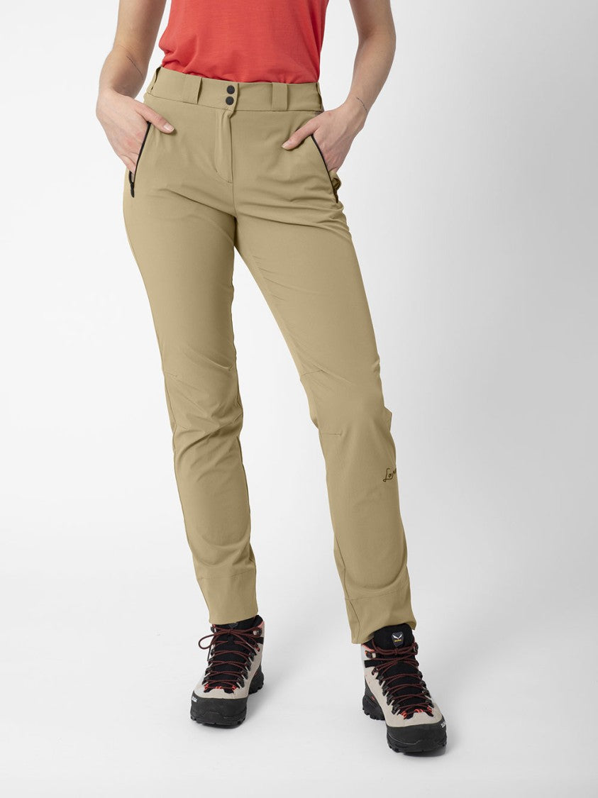 Lamunt Brown Serena Light Mountain High-Waist Pants