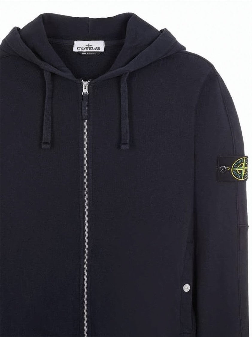 Stone Island Hooded Zip-Up Jacket