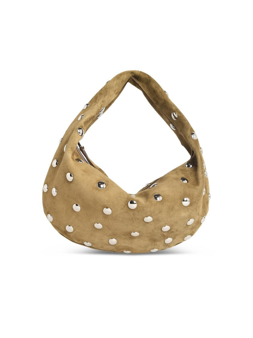 Khaite Olivia Hobo' Mud Suede Bag