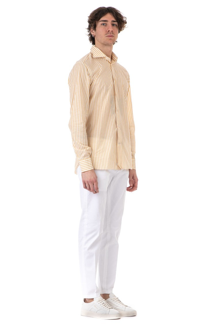 Borriello Brushed Cotton Stripe Shirt