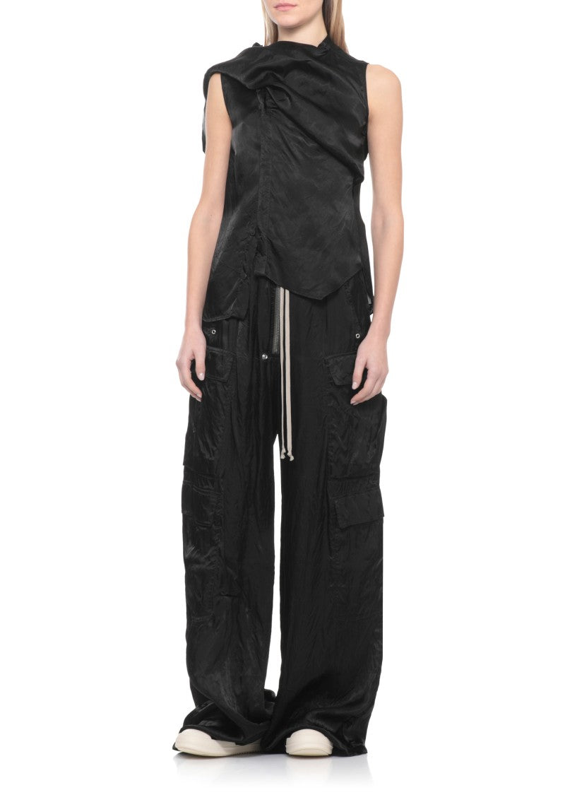 Rick Owens Black Cargobelasn Cargo Pants