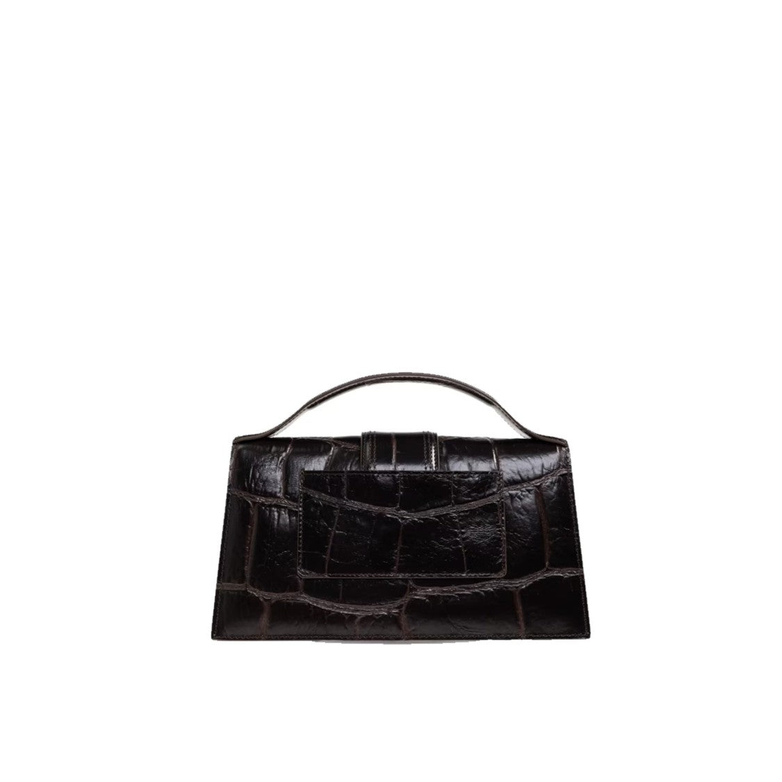 Jacquemus Crocodile Effect Leather Le Grand Bambino Shoulder Bag