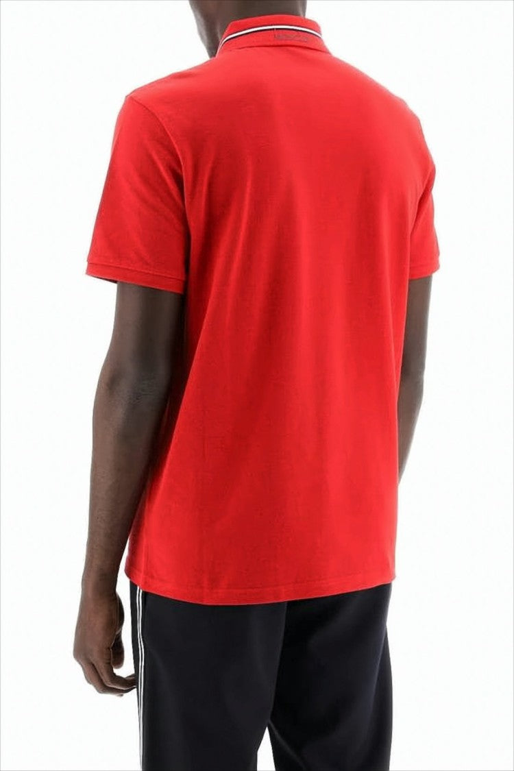 Moncler Classic Red Polo Shirt
