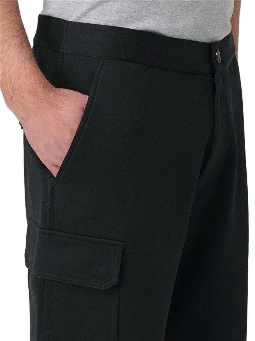 Brunello Cucinelli Tailored Black Shorts With Cargo Pockets