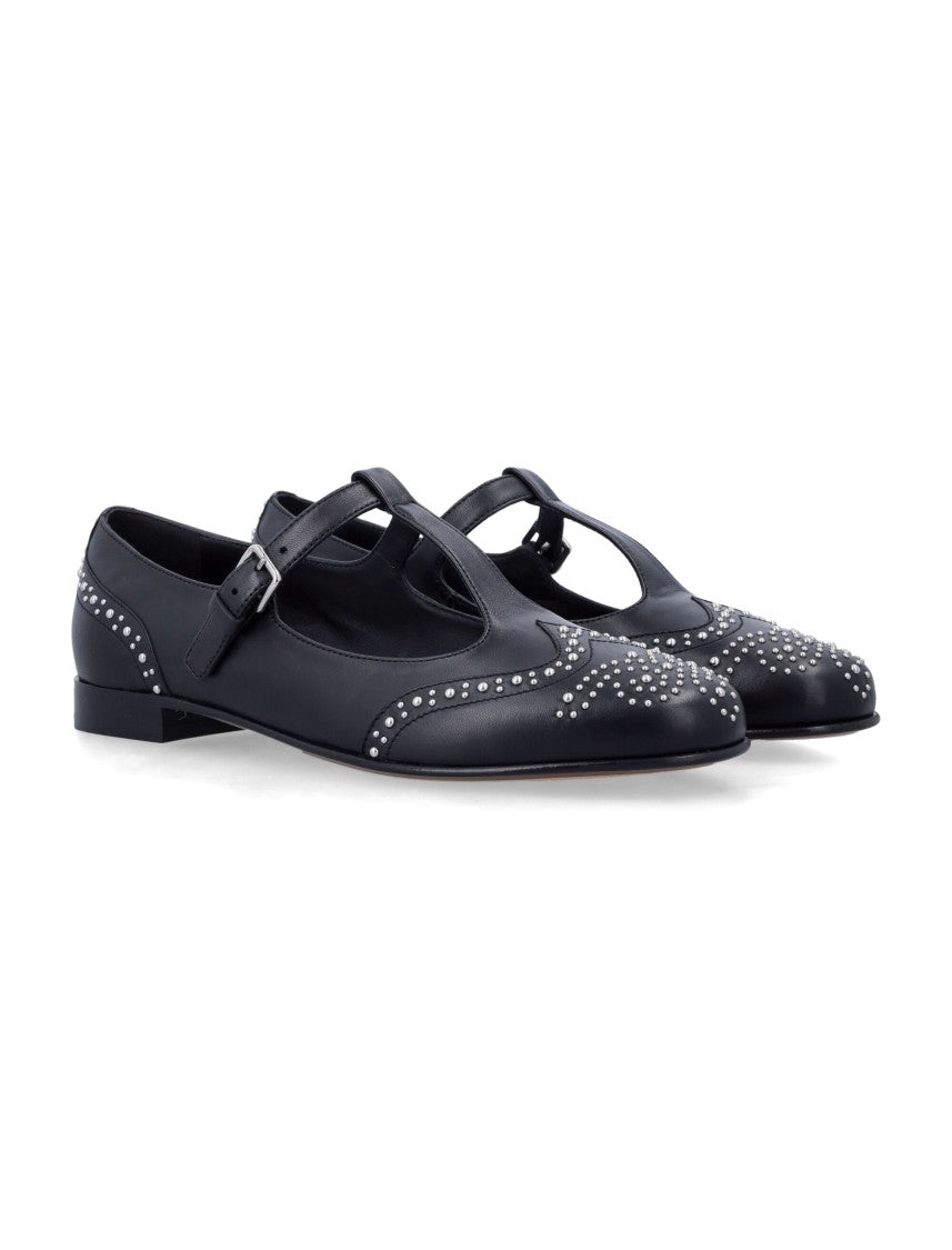 Church's Opal Studded Strap Mary Janes
