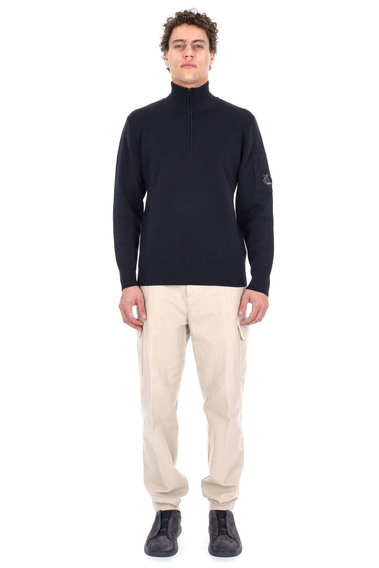 C.P. Company Re-Wool Wool Half-Zip Sweater