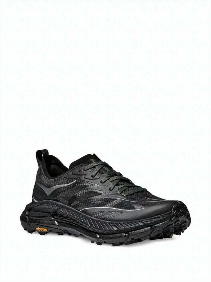 Hoka Streamlined Black Sneakers With Durable Rubber