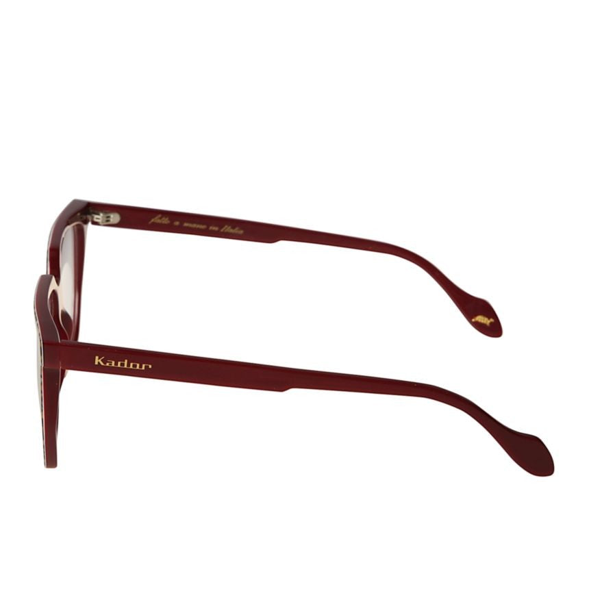 Kador Charlize Light Bold Square Frame Eyeglasses With Leopard Print