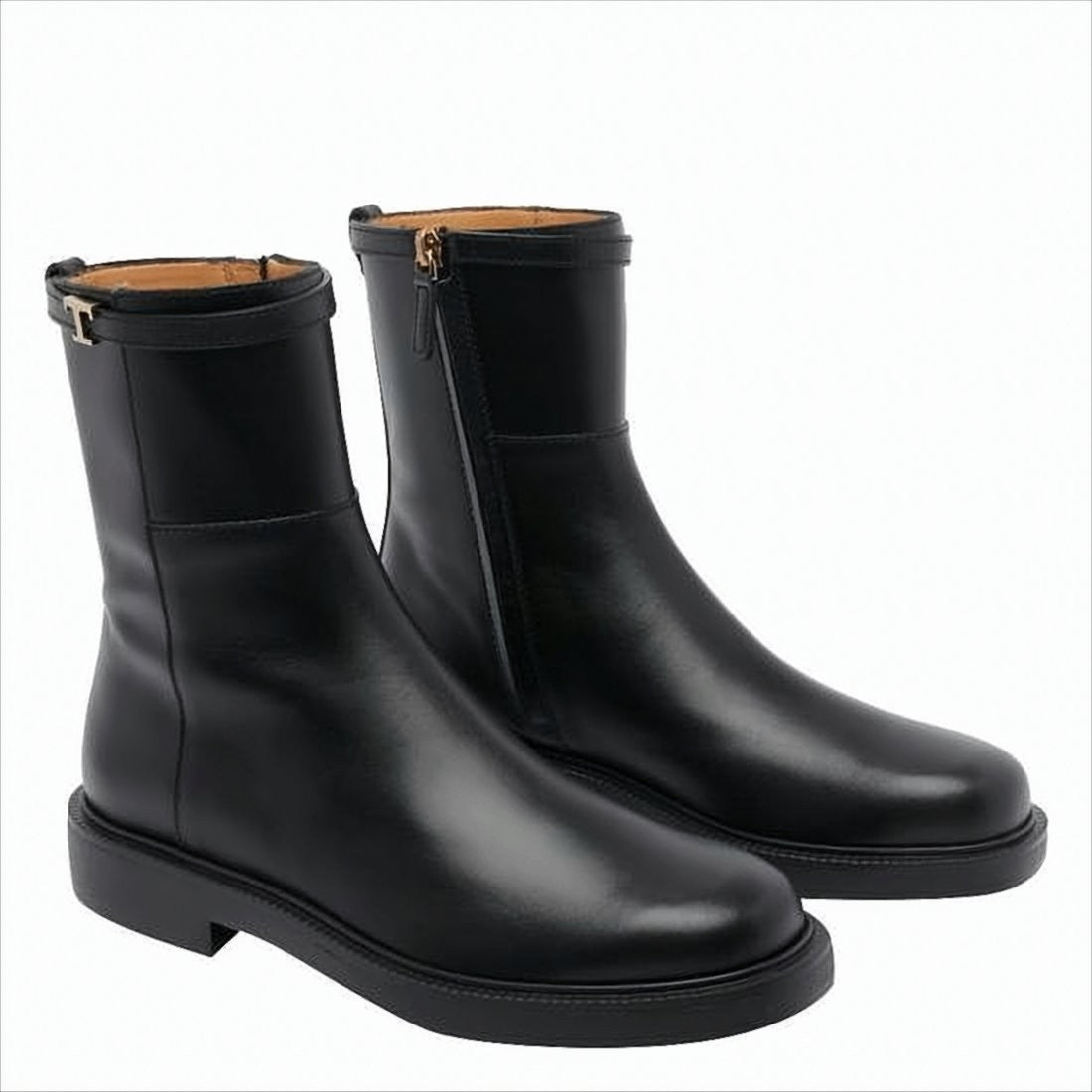 Tod's Ankle Boots In Smooth Calf Leather