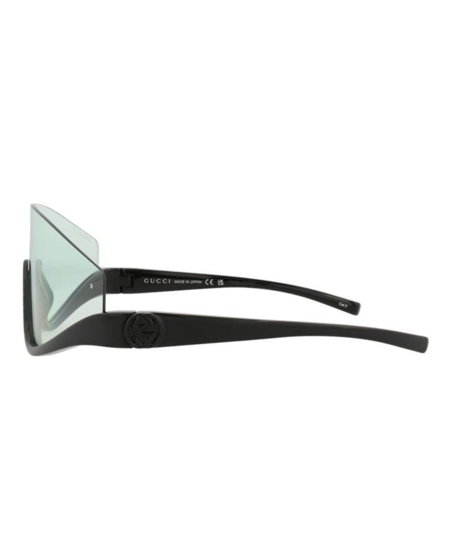 Gucci Shield-Frame Injection Sunglasses