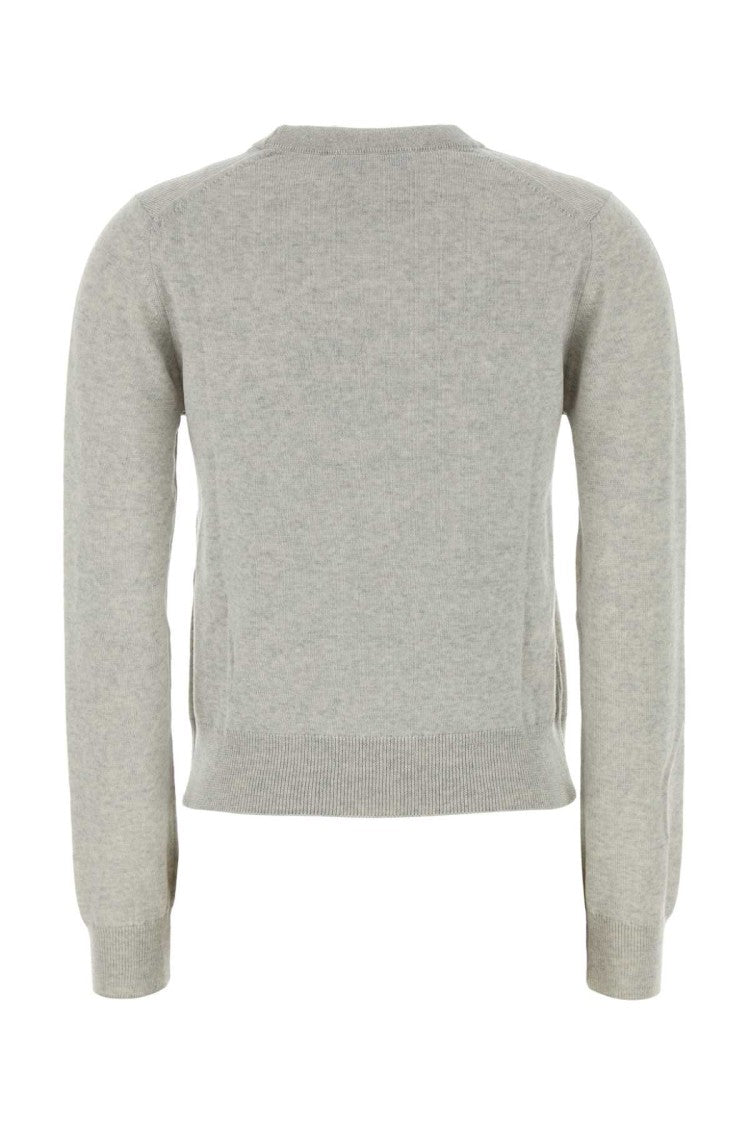 Maison Kitsuné Grey Wool Sweater