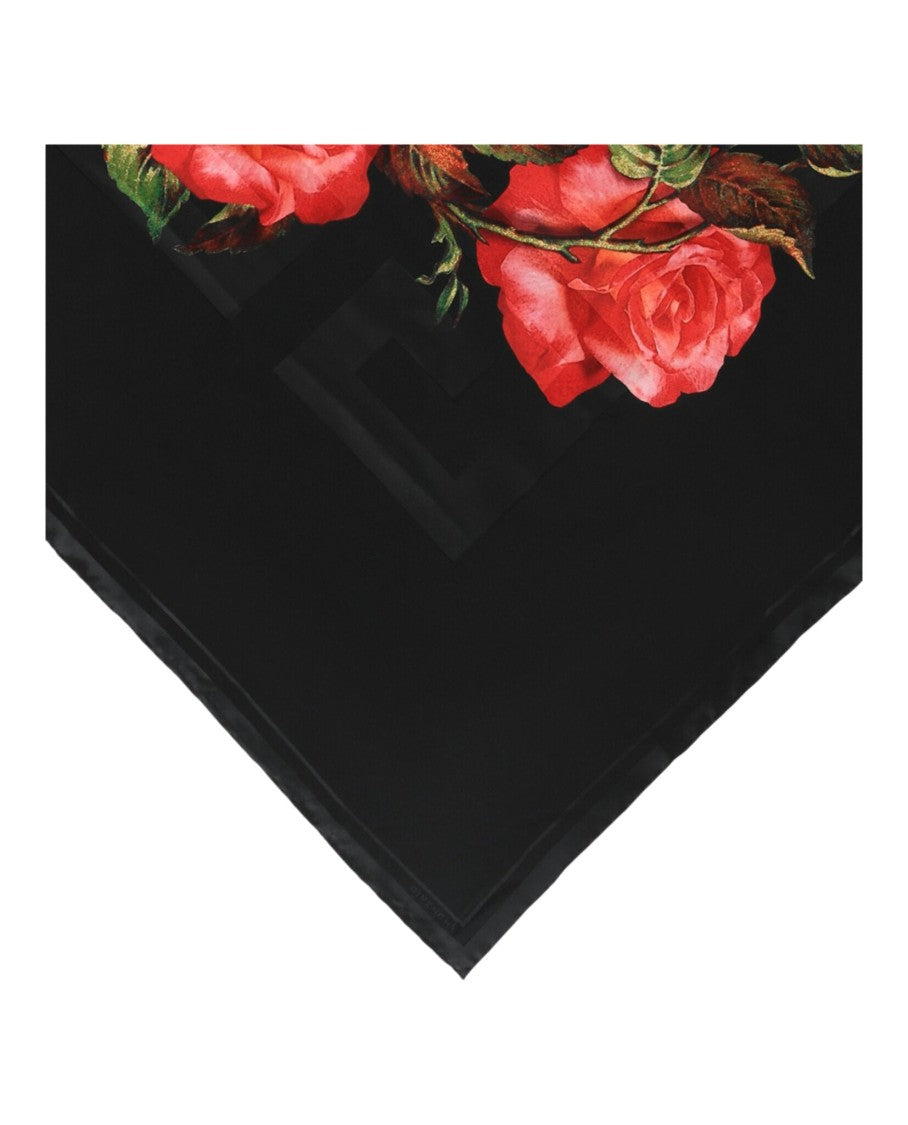 Givenchy 4G Flower Silk Scarf