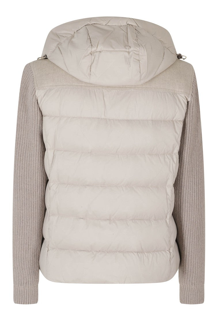 Moorer Sand Allori Lsm Wool-Blend Down Jacket