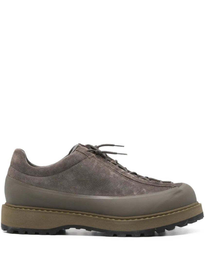 Stone Island Lace-Up Suede Sneakers