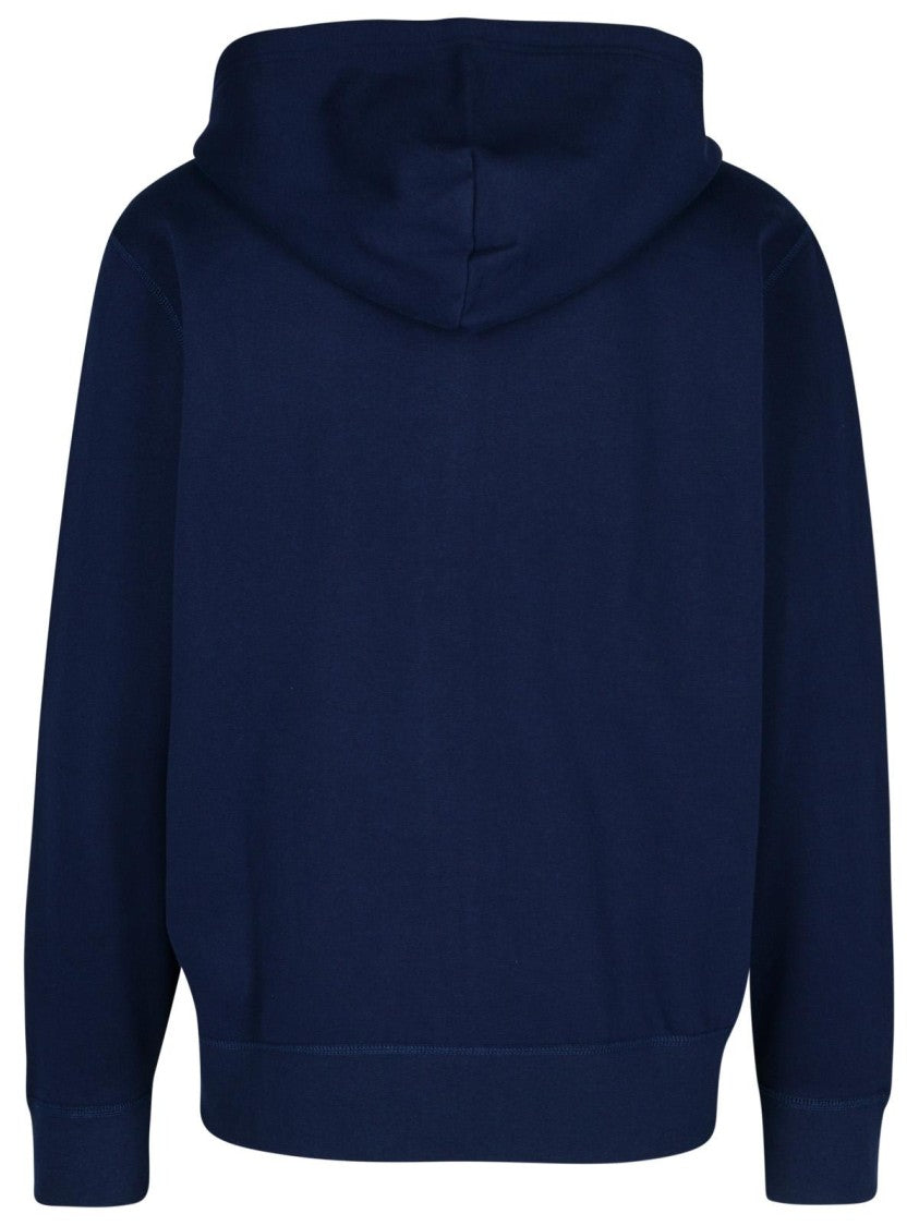 Polo Ralph Lauren Blue Cotton Blend Hoodie