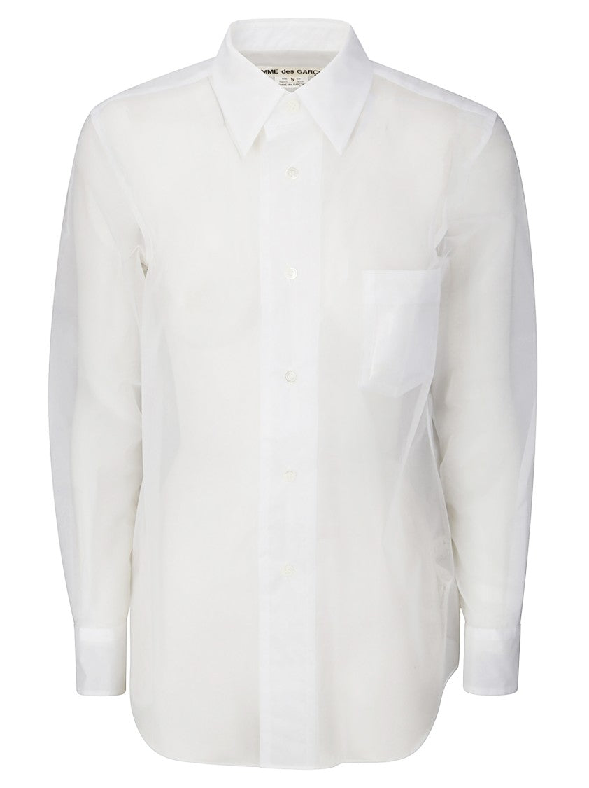 Comme Des Garçons Oversized Transparent Nylon Shirt