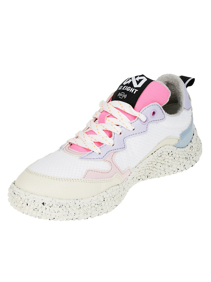 Id.Eight Recycled Cotton Sneakers With Playful Accents